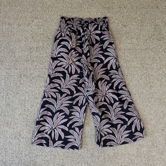 Rachel Zoe Wide Leg Pull On Cropped Boho Pants US Women's S - Picture 3 of 5